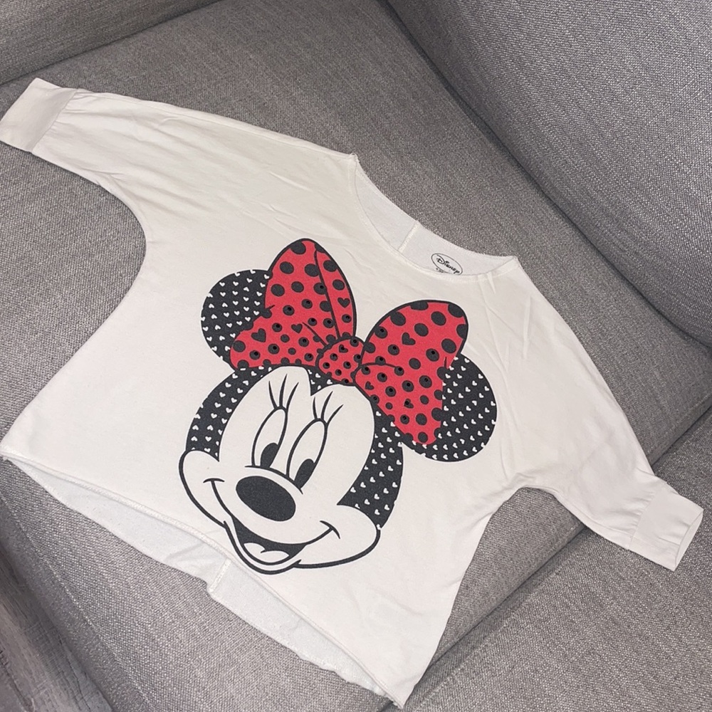 Disney X Forever21 Mini Mouse White Shirt Size Indicated XL (Fits like S-M)
